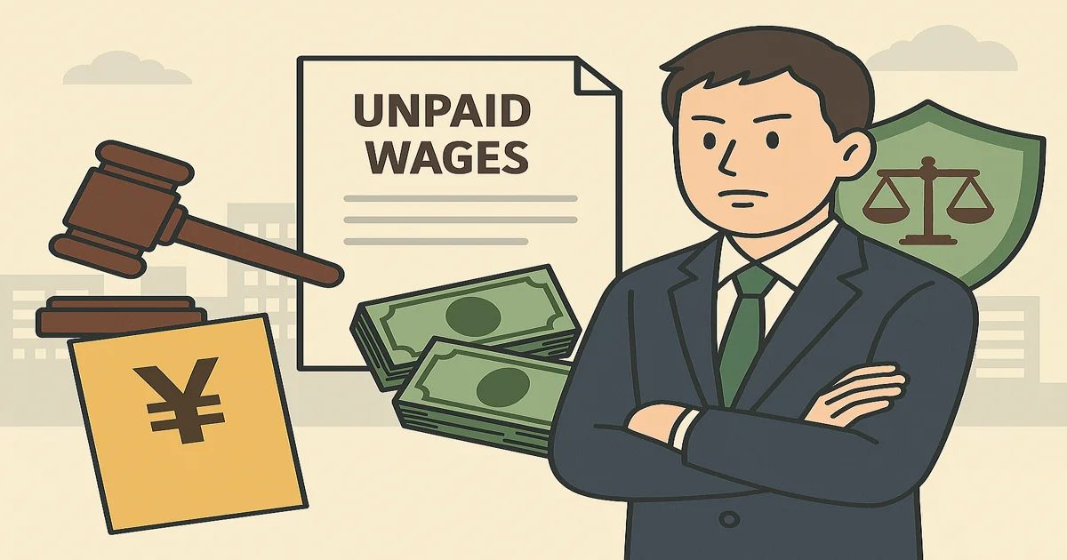 退職代行で未払いの給与・残業を取り戻そうと考えているイメージ